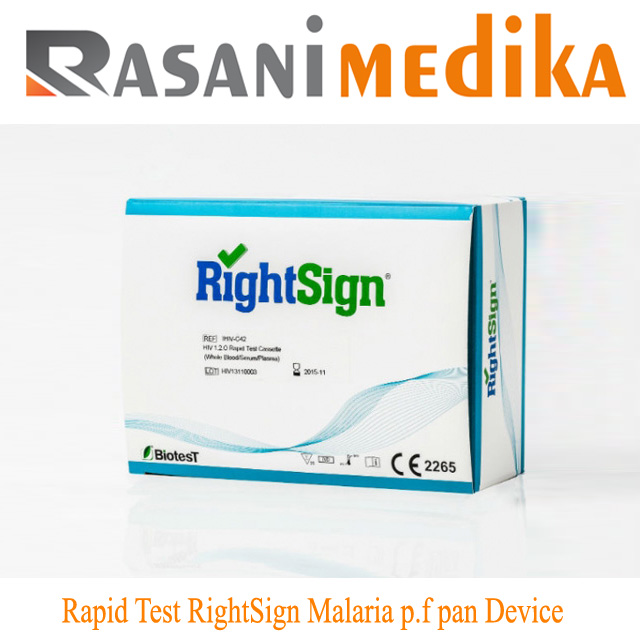 Rapid Test RightSign Malaria p.f pan Device