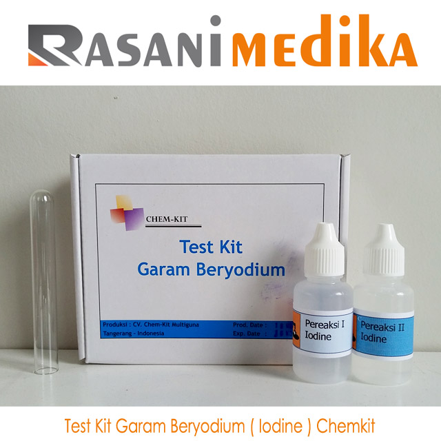 Test Kit Garam Beryodium ( Iodine ) Chemkit