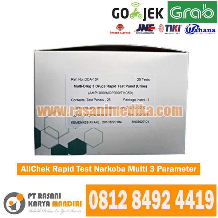 AllChek Rapid Test Narkoba Multi 3 Parameter AMP MOP THC – Tes Narkoba Cepat dan Akurat dari Rasanimedika